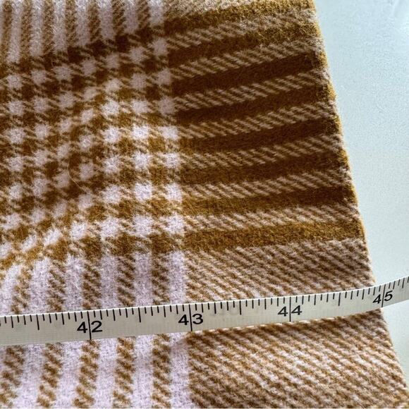 A New Day- Fall- Oversized- Plaid- Long-Button- Coat- Pink- Tan- Women’s -Small - Picture 5 of 12